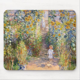 Alfombrilla De Ratón Claude Monet El Jardín del Artista en Vétheuil, 18