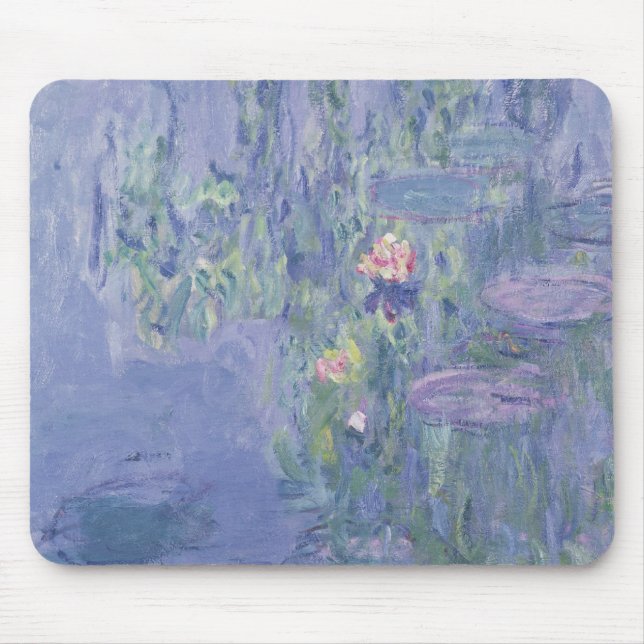 Alfombrilla De Ratón Claude Monet el | Waterlilies (Frente)