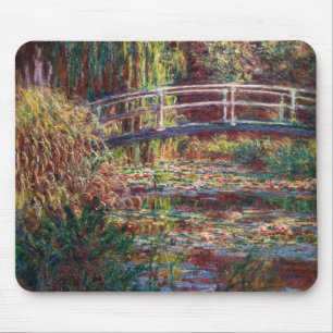 Alfombrilla De Ratón Claude Monet - Estanque de nenúfares, Armonía Rosa