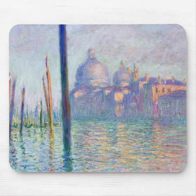 Alfombrilla De Ratón Claude Monet - Gran Canal, Venecia (Frente)