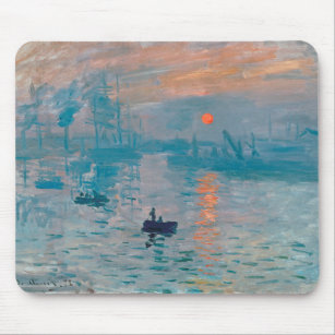 Alfombrilla De Ratón Claude Monet Impression Sunrise French
