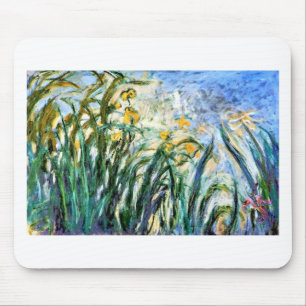 Alfombrilla De Ratón Claude Monet, irlandeses amarillos y malva 19