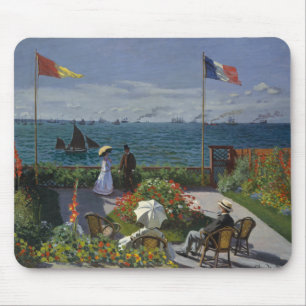 Alfombrilla De Ratón Claude Monet - Jardín en Sainte-Adresse