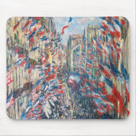 Alfombrilla De Ratón Claude Monet - La Rue Montorgueil - París