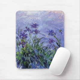 Alfombrilla De Ratón Claude Monet Lila Irises