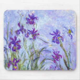 Alfombrilla De Ratón Claude Monet - Lilac Irises / Iris Mauves