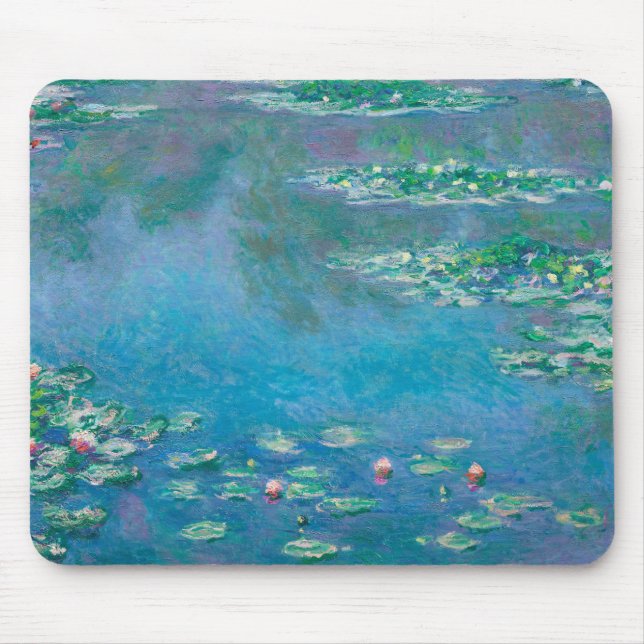Alfombrilla De Ratón Claude Monet. Lilies de agua. Impresionismo francé (Frente)