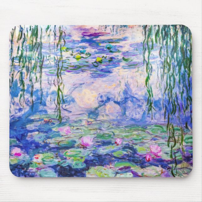 Alfombrilla De Ratón Claude Monet - Lilies de agua / Nympheas 1919 (Frente)