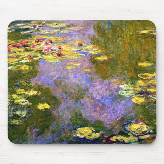 Alfombrilla De Ratón Claude Monet: Lirios de agua (Frente)