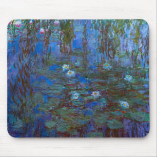 Alfombrilla De Ratón Claude Monet - Nenúfares azules
