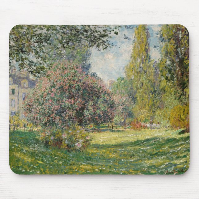 Alfombrilla De Ratón Claude Monet| Paisaje: El Parque Monceau (Frente)