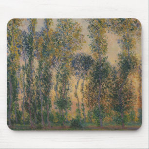 Alfombrilla De Ratón Claude Monet - Poplares en Giverny, Sunrise
