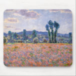 Alfombrilla De Ratón Claude Monet - Poppy Field 1890 (Giverny)<br><div class="desc">Campo de amapola / Campeón de coquelicots - Claude Monet,  Petróleo en lienzo,  1890 cerca de Giverny</div>