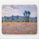 Alfombrilla De Ratón Claude Monet - Poppy Field 1890 (Giverny)<br><div class="desc">Campo de amapola / Campeón de coquelicots - Claude Monet,  Petróleo en lienzo,  1890 cerca de Giverny</div>