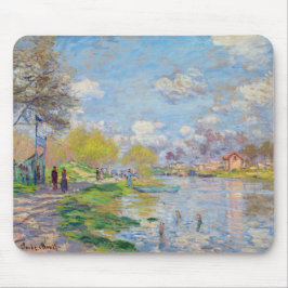 Alfombrilla De Ratón Claude Monet - Primavera por el Sena