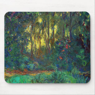 Alfombrilla De Ratón Claude Monet - Rincón de un estanque con nenúfares