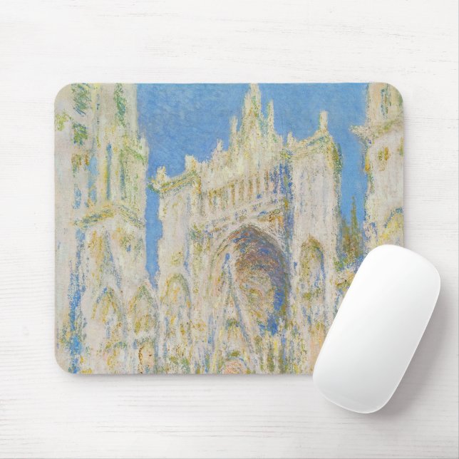 Alfombrilla De Ratón Claude Monet Rouen Cathedral Portal Morning Light (Con ratón)