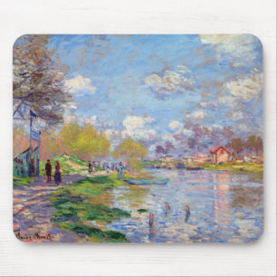 Alfombrilla De Ratón Claude Monet Spring por el Sena