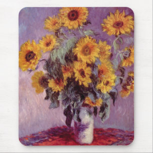 Alfombrilla De Ratón Claude Monet // Sunflowers