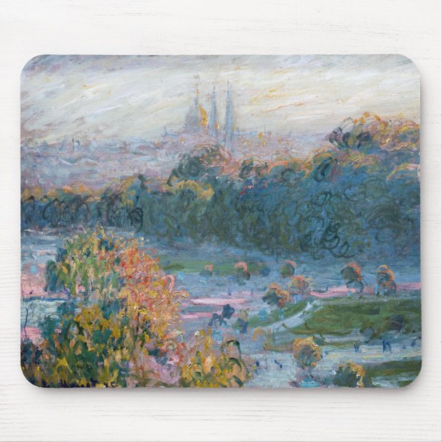 Alfombrilla De Ratón Claude Monet - Vista de las Tullerías, estudio (Frente)