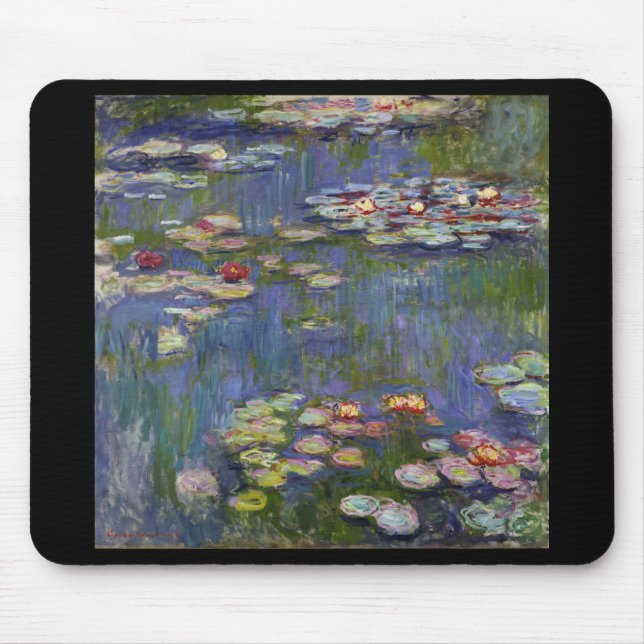 Alfombrilla De Ratón Claude Monet , “ Water Lilies ” (Frente)