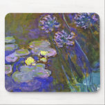 Alfombrilla De Ratón Claude Monet Water Lilies Agapanthus<br><div class="desc">El Water Lilies y Agapanthus de Claude Monet - Water Lilies y Agapanthus de Claude Monet es un maravilloso cuadro impresionista de uno de los artistas maestros de las flores de todos los tiempos. El jardín acuático está vivo con color y emoción, a medida que el Agapanthus morado fluye de...</div>