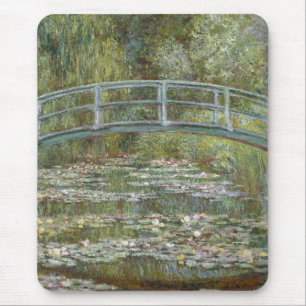 Alfombrilla De Ratón Claude Monet Water Lily Pond (puente japonés de fú