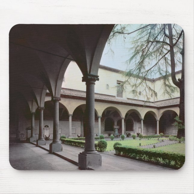 Alfombrilla De Ratón Claustro del convento, reconstruido en 1442 (foto) (Frente)