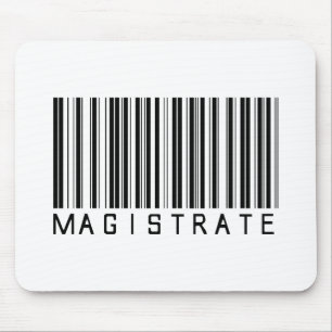Alfombrilla De Ratón Clave de barras del magistrado