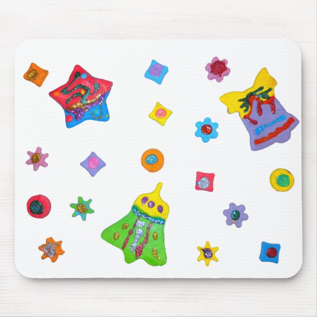 Alfombrilla De Ratón Clay Sparkles Mousepad (Frente)