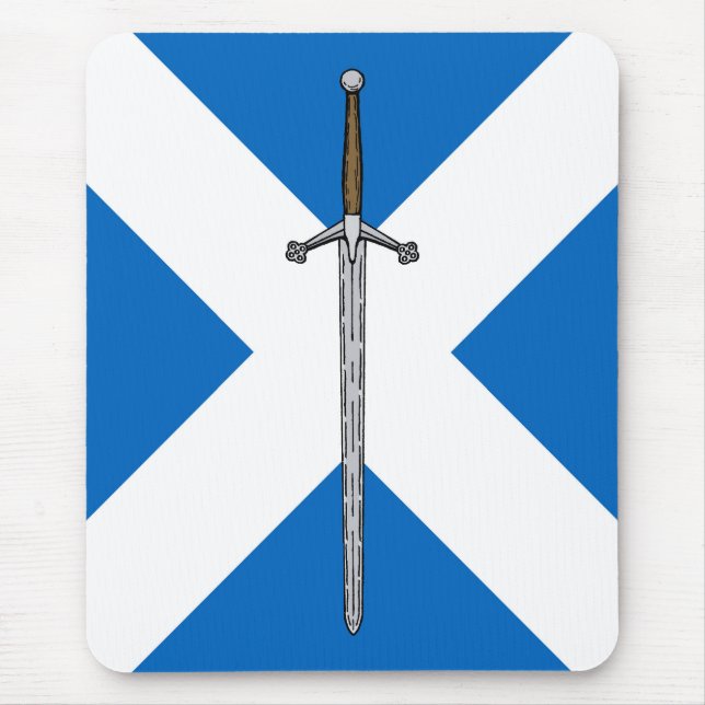 Alfombrilla De Ratón Claymore y Saltire (Frente)