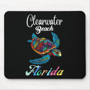 Alfombrilla De Ratón Clearwater Beach Florida Tie Dye Sea Turre Family