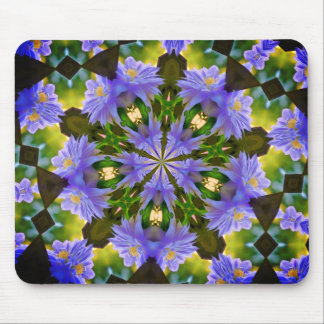 Alfombrilla De Ratón Clematis Abstract Flower Art