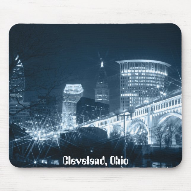 Alfombrilla De Ratón Cleveland, Ohio (Frente)