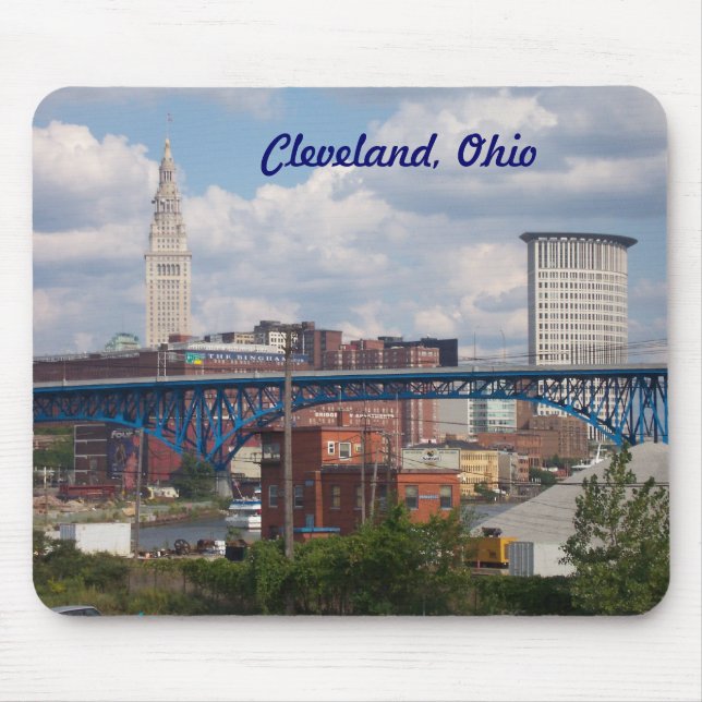 Alfombrilla De Ratón Cleveland Ohio Mousepad (Frente)