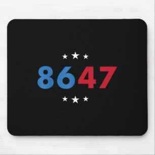 Alfombrilla De Ratón Clic Vintage 80s Estilo 86 47 Anti Trump 8647