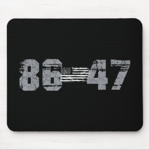 Alfombrilla De Ratón Clic Vintage Estilo 80s 86 47 Anti Trump 8647