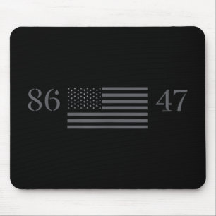 Alfombrilla De Ratón Clic Vintage Estilo 80s 86 47 Anti Trump 8647 _1