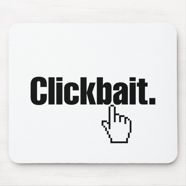 Alfombrilla De Ratón Clickbait. (Frente)