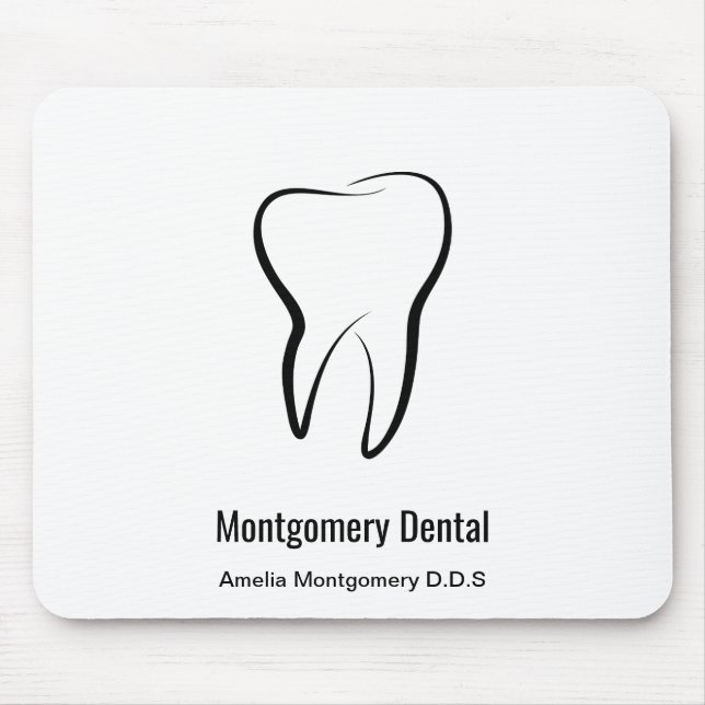 Alfombrilla De Ratón Clínica Dental Dentistry Higiene Oral (Frente)