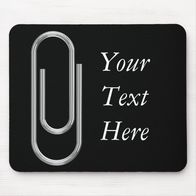 Alfombrilla De Ratón clip de papel gigante (Frente)