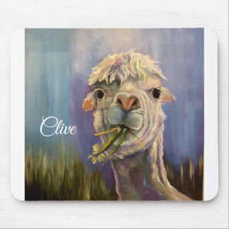 Alfombrilla De Ratón Clive la llama