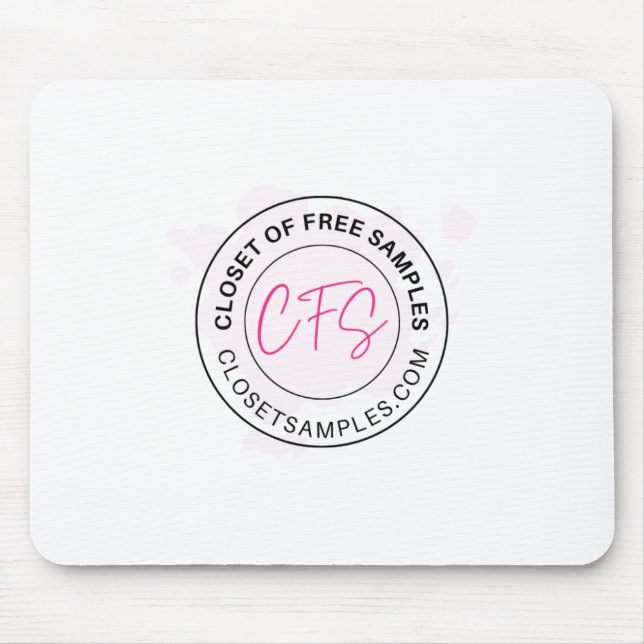 Alfombrilla De Ratón Closet of Free Samples Logo 2021 Edition (Frente)