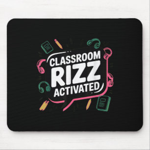 Alfombrilla De Ratón Clroom Rizz Activado, Gen Z Alpha, De vuelta a la 