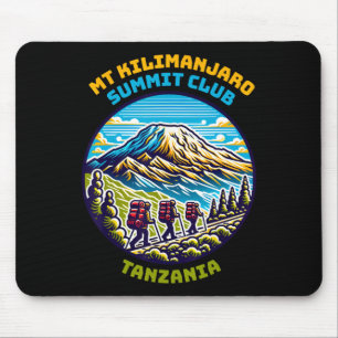 Alfombrilla De Ratón Club Cima del Mt Kilimanjaro Tanzania La más alta