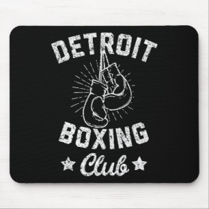 Alfombrilla De Ratón Club de boxeo de Detroit - Guantes de boxeo de épo