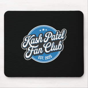 Alfombrilla De Ratón Club de Fans de Kash Patel Est. 2025 Logo Retro No
