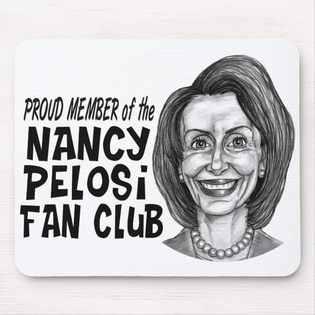 Alfombrilla De Ratón Club de fans de Nancy Pelosi (Frente)