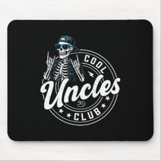 Alfombrilla De Ratón Club de tíos geniales retro divertido esqueleto nu