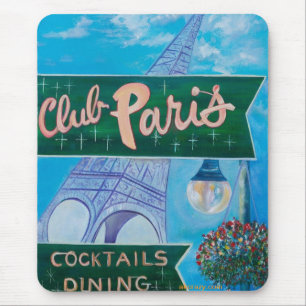 Alfombrilla De Ratón Club Paris Mousepad